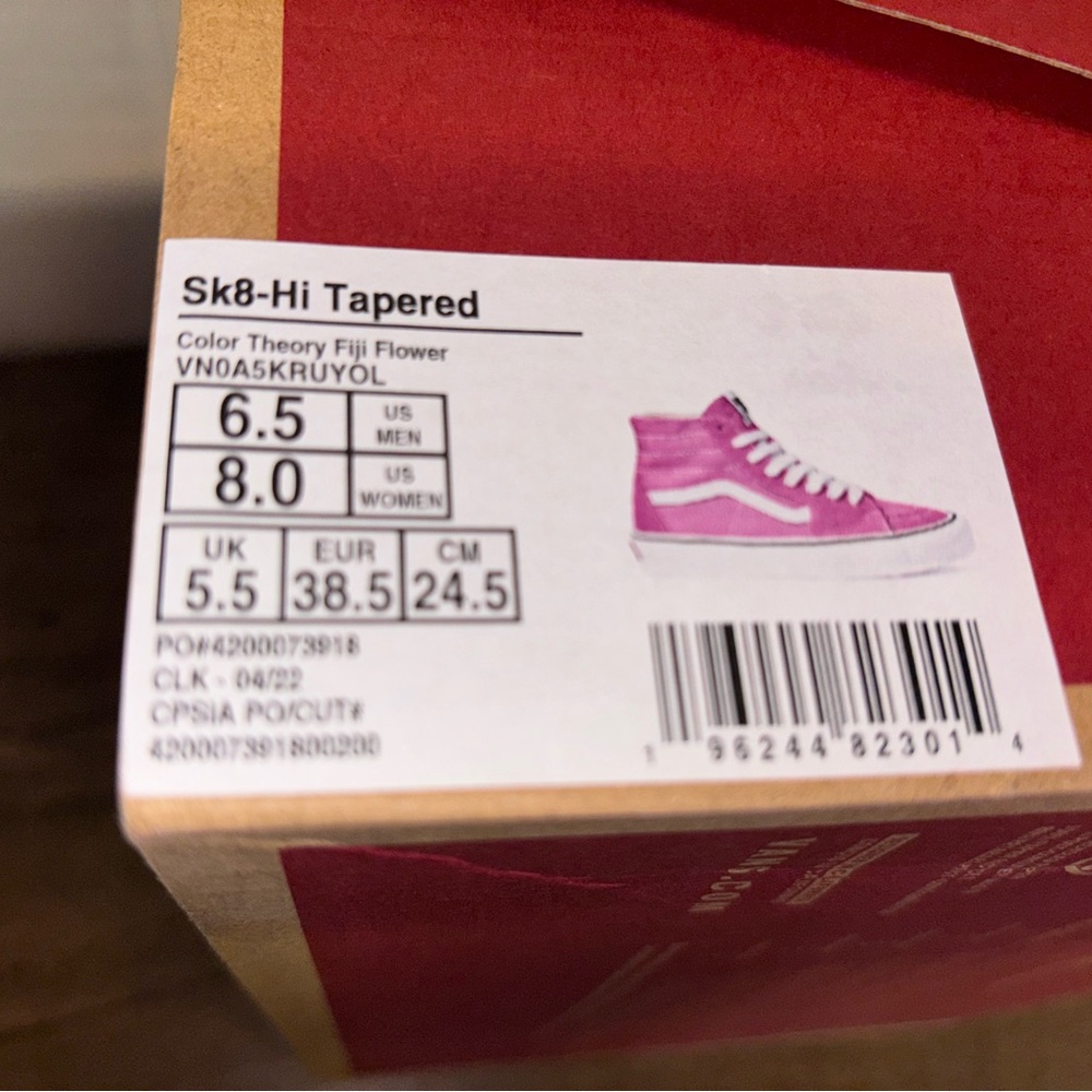 Vans Sk8-Hi Tapered sz 6.5 Men’s 8.0 Women’s - Picture 12 of 12